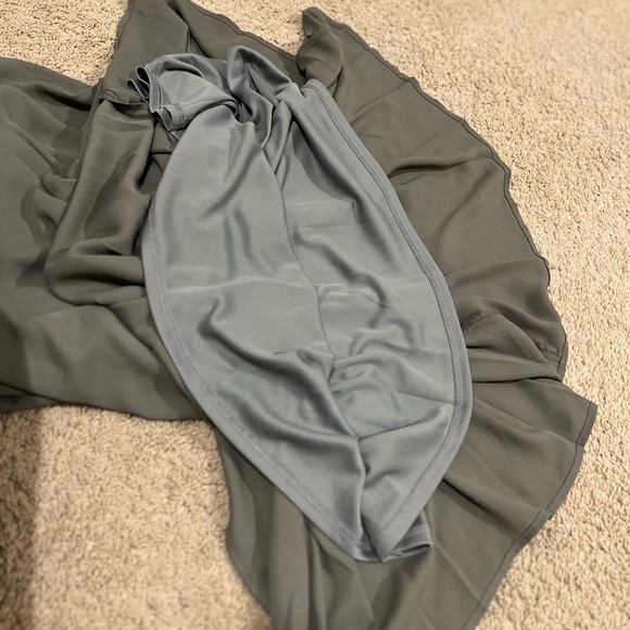 Show Me Your MuMu Maxi Halter Amanda Dress Sz L - Picture 10 of 14